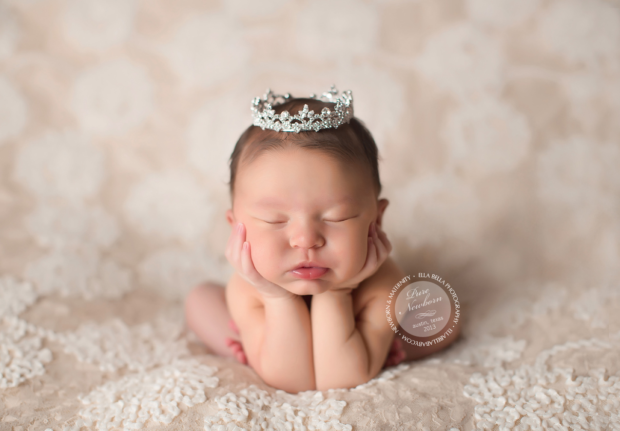 Tiny Princess  Austin Newborn Photographer  | Ella Bella Photography