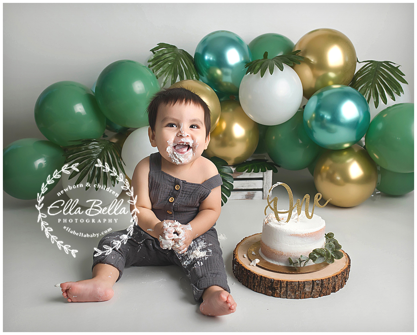 Happy ~ San Antonio One Year Cake Smash Photographer - Ella Bella ...